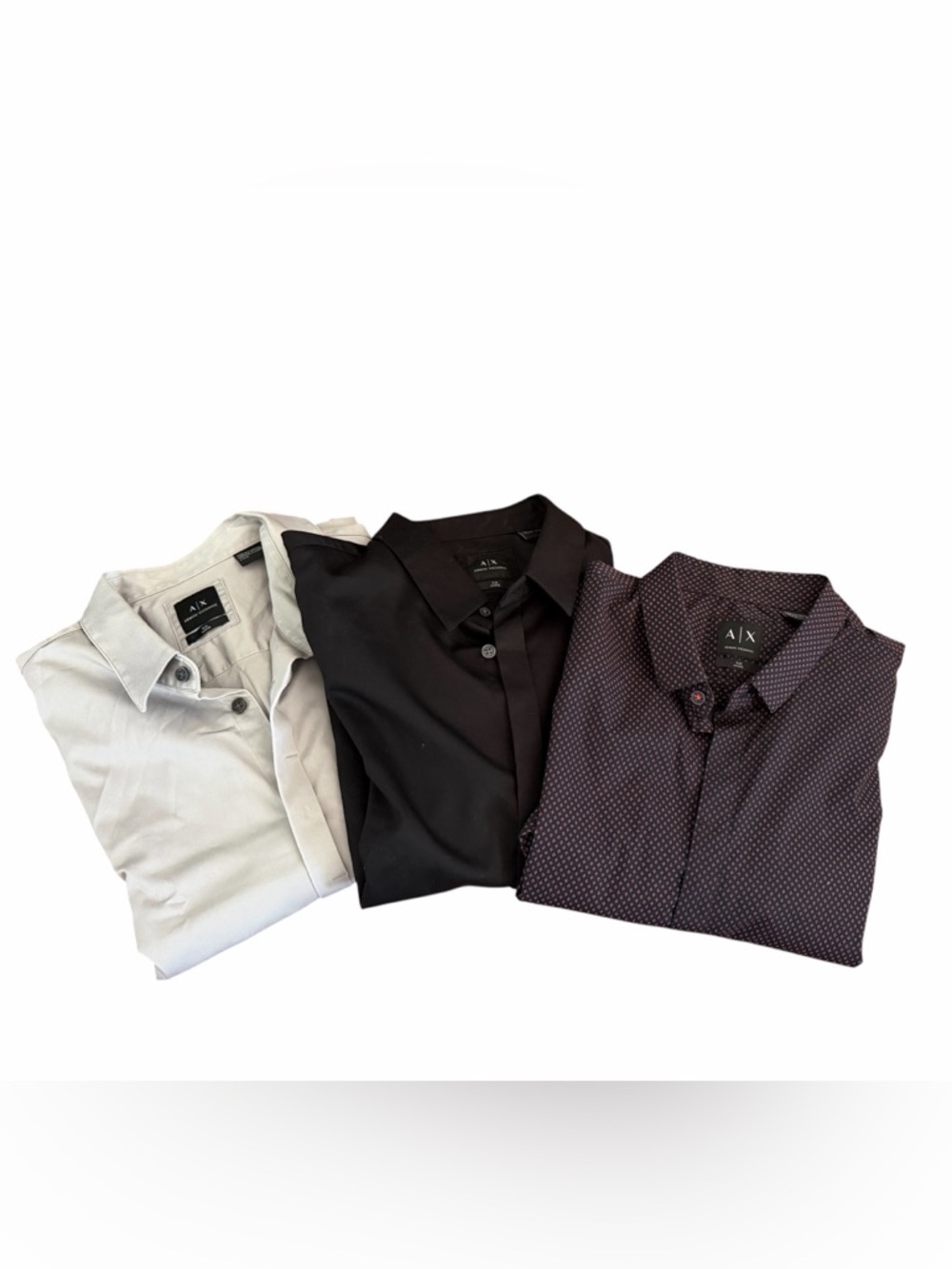 A/X Armani Exchange Men's Dress Shirt bundle (4) - Slim Fit size large - Picture 2 of 14